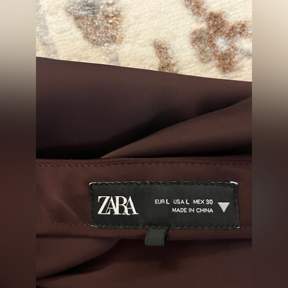 Zara Burgundy Maxi Skirt - Picture 10 of 14